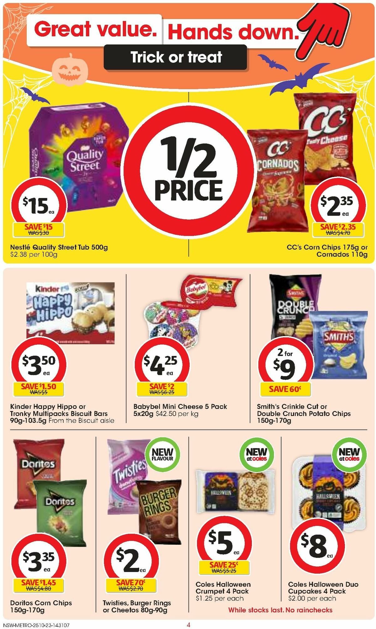 Coles Catalogues from 25 October