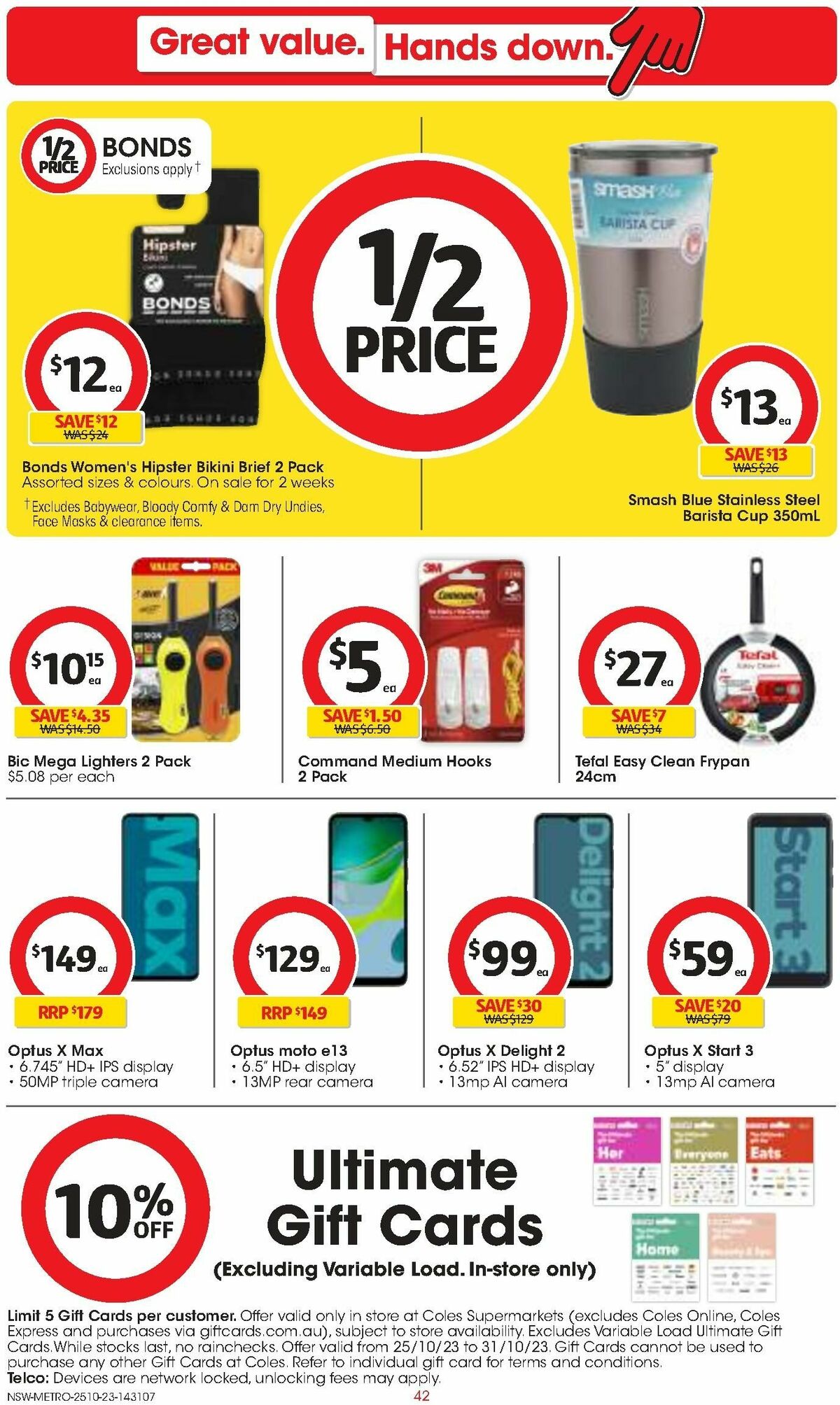 Coles Catalogues from 25 October