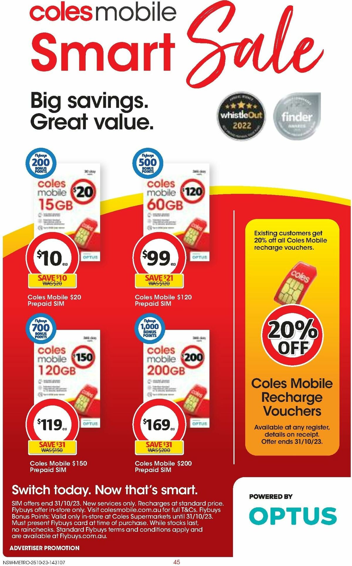 Coles Catalogues from 25 October