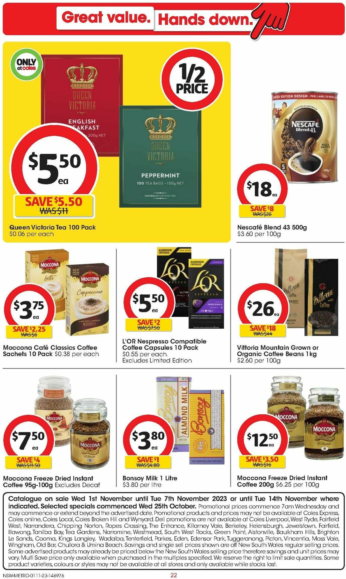 Coles Catalogues from 1 November