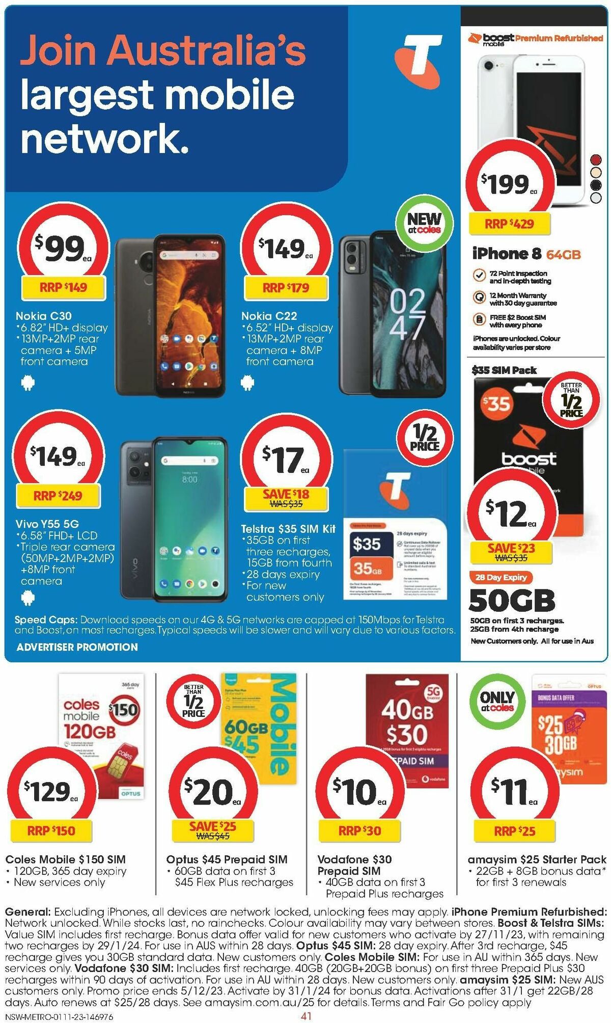 Coles Catalogues from 1 November