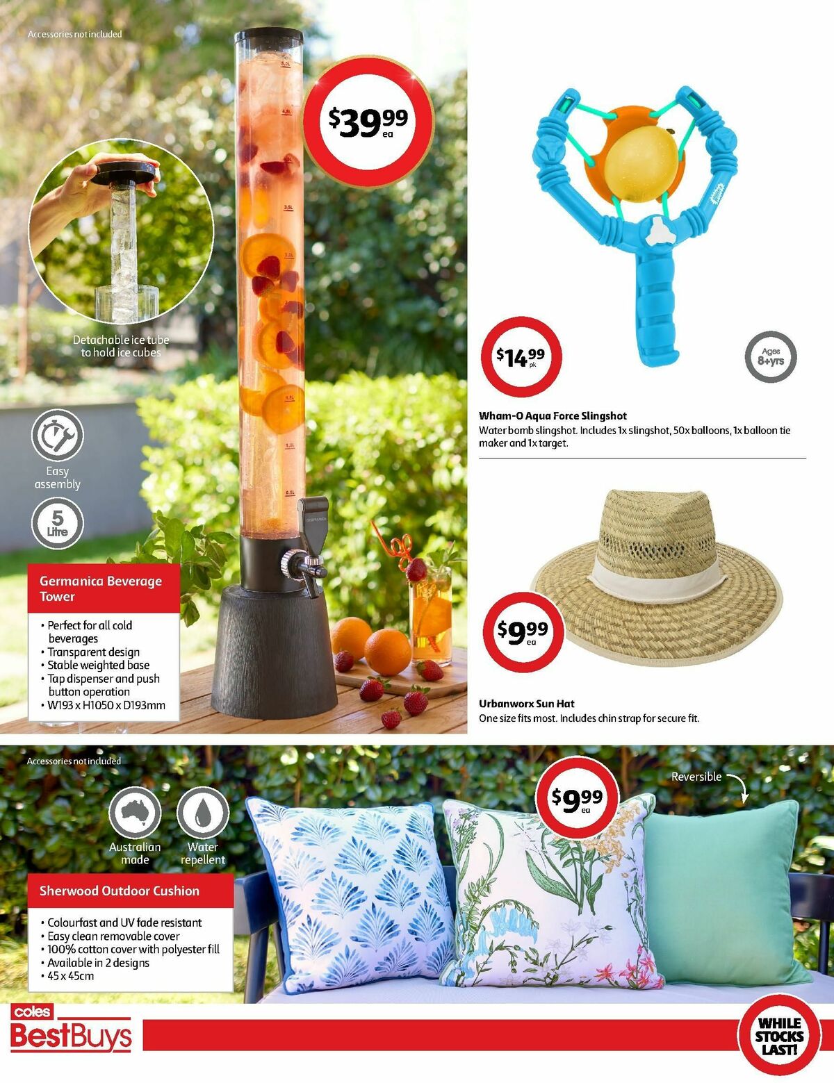 Coles Best Buys - Outdoor Fun Catalogues from 3 November