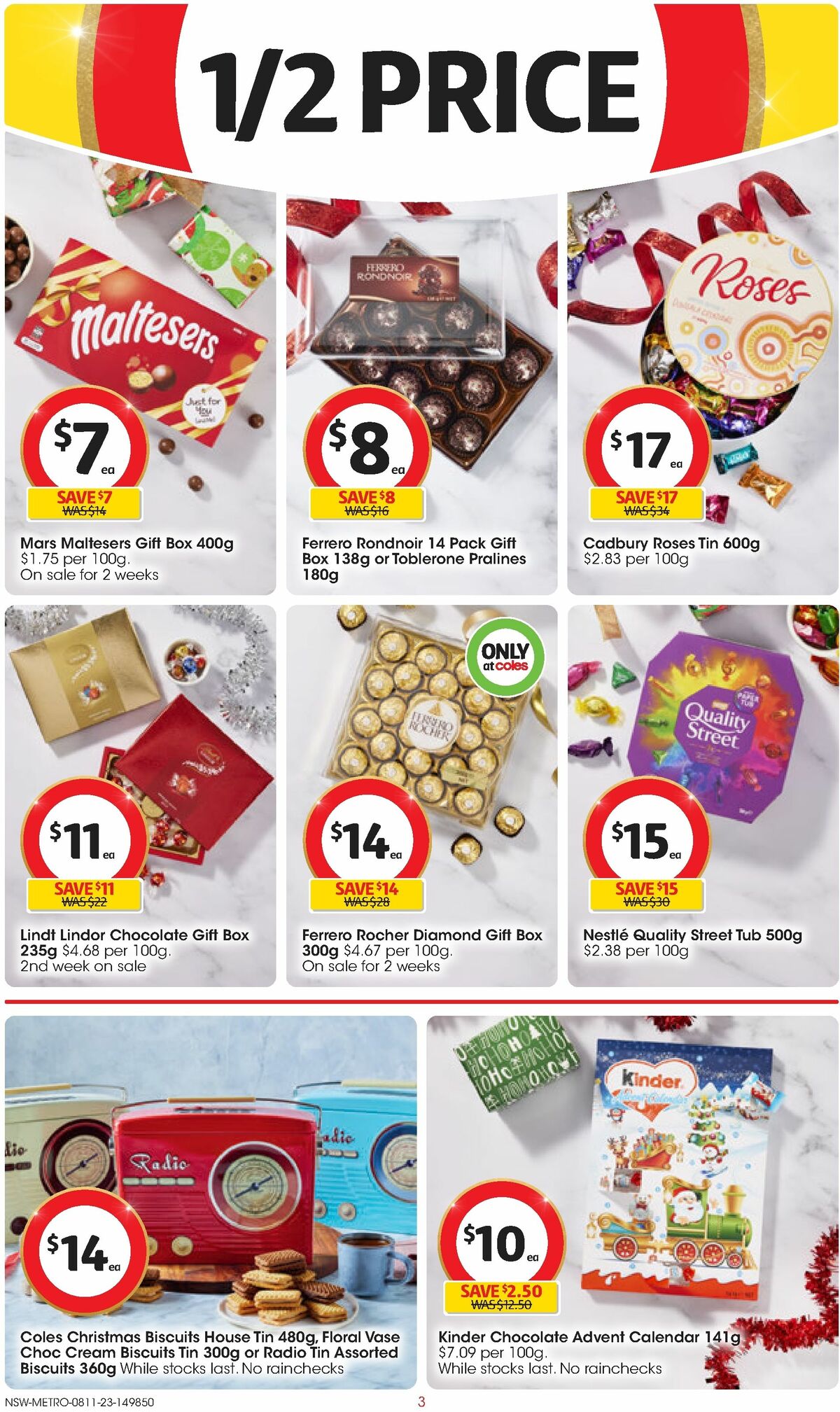 Coles Catalogues from 8 November