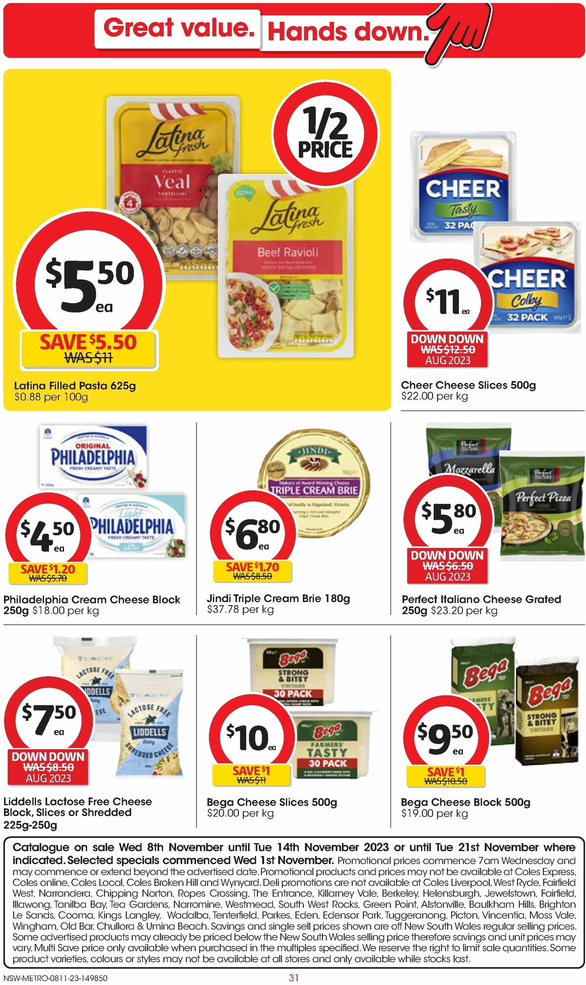 Coles Catalogues from 8 November