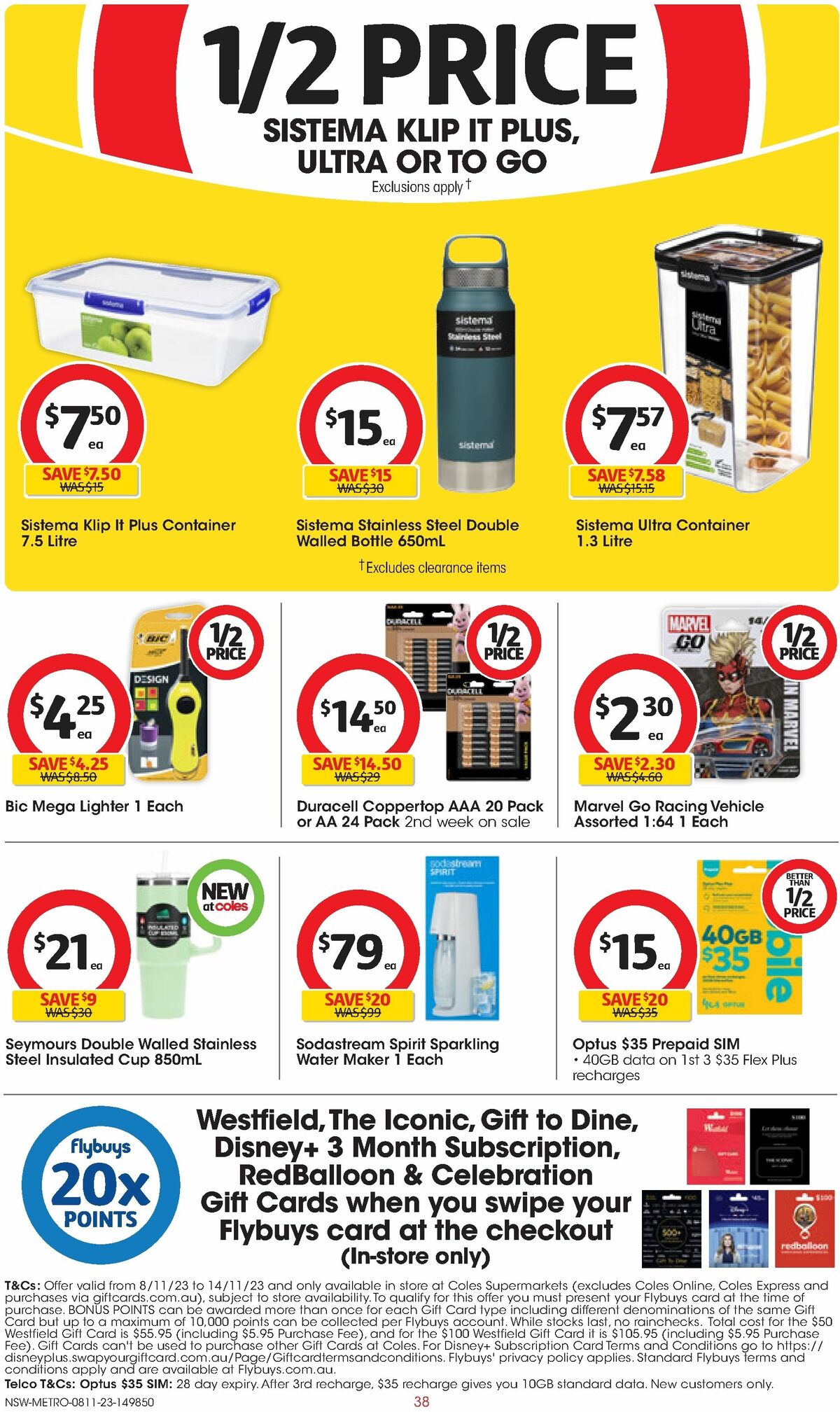 Coles Catalogues from 8 November