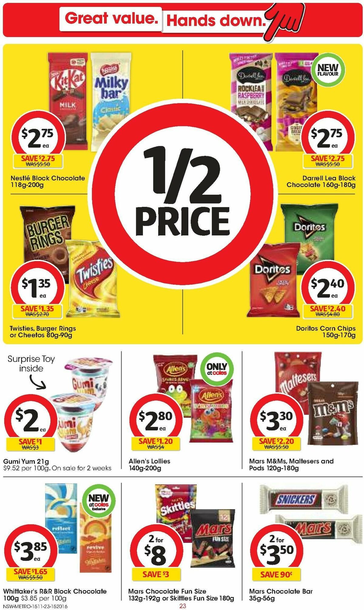 Coles Catalogues from 15 November