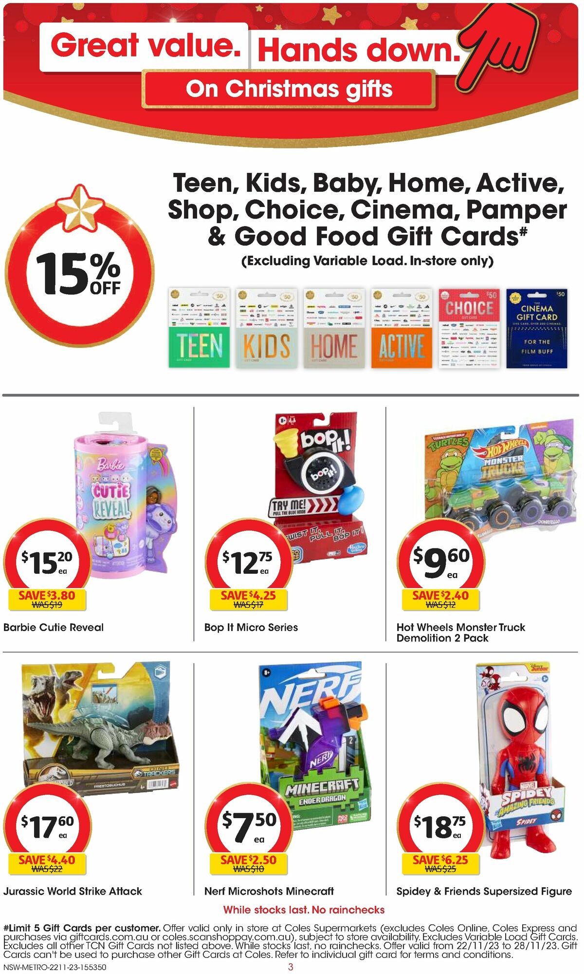 Coles Catalogues from 22 November