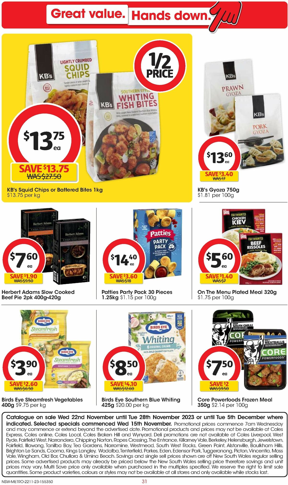 Coles Catalogues from 22 November