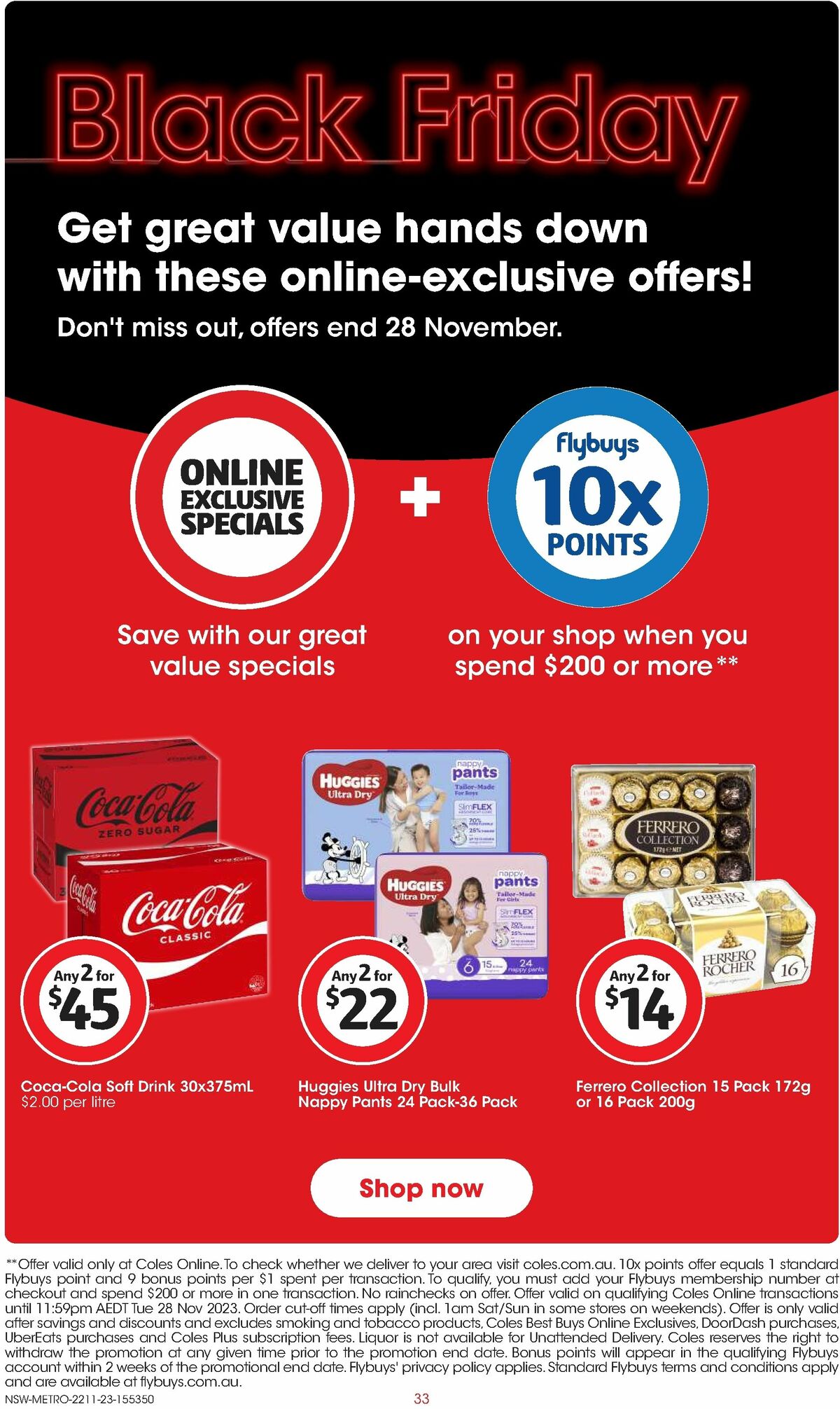 Coles Catalogues from 22 November