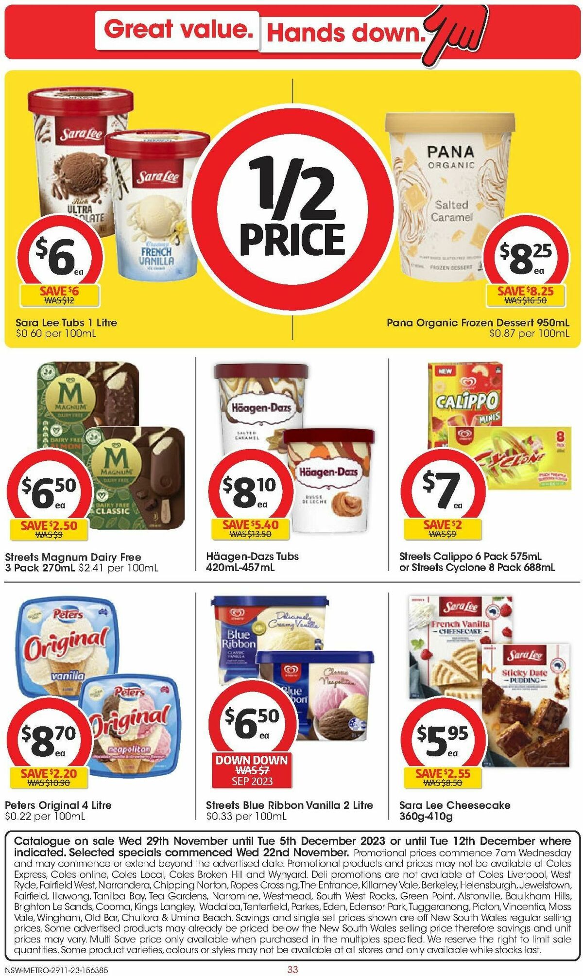 Coles Catalogues from 29 November