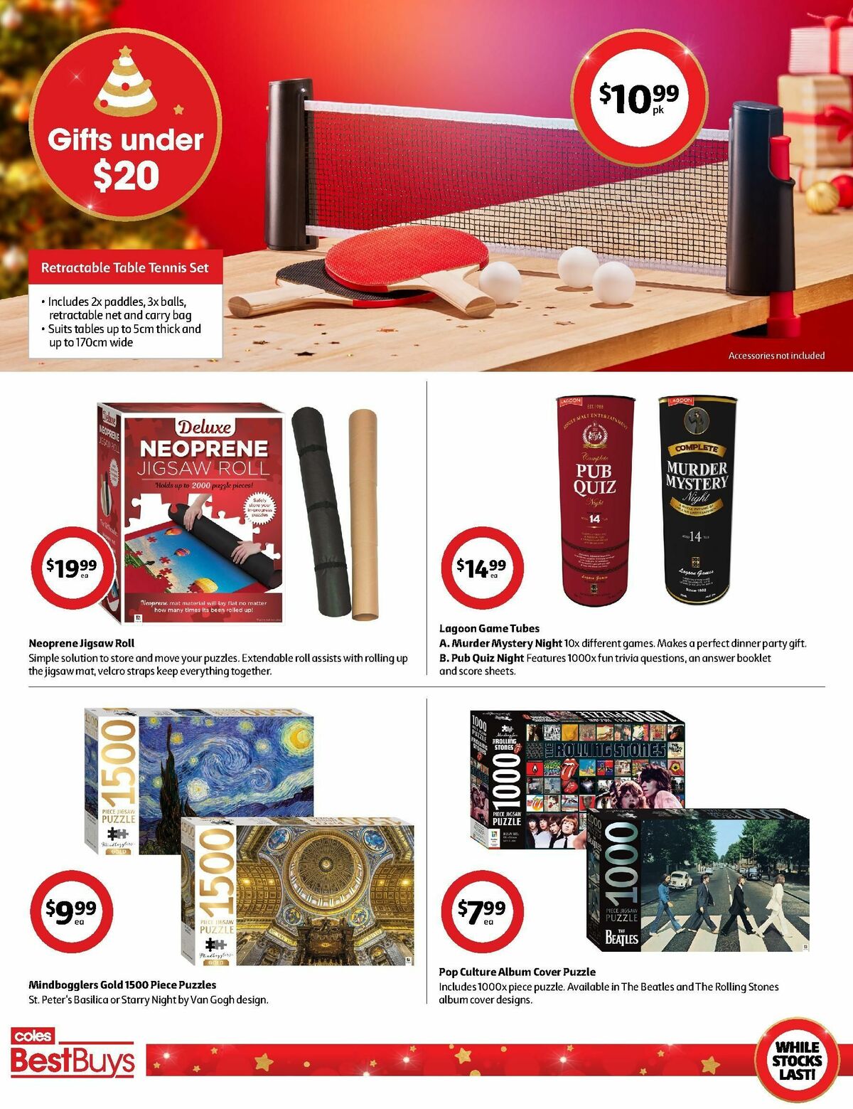 Coles Best Buys - Kris Kringle Gifts Catalogues from 8 December