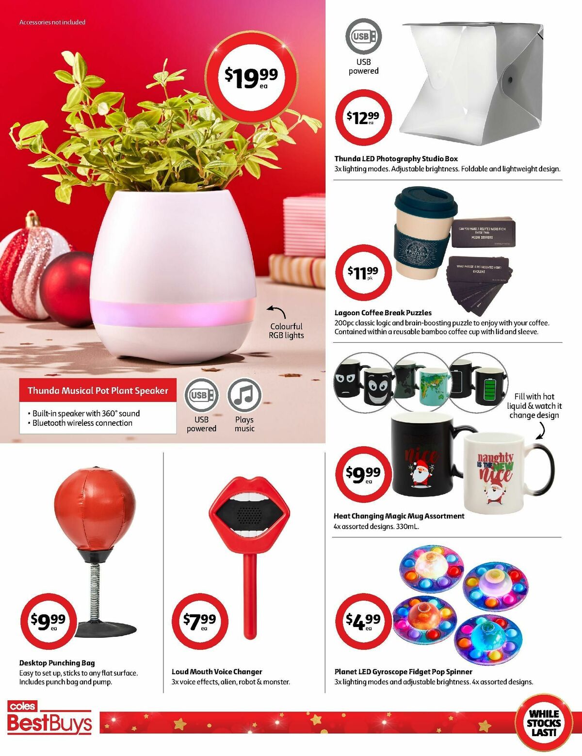 Coles Best Buys - Kris Kringle Gifts Catalogues from 8 December