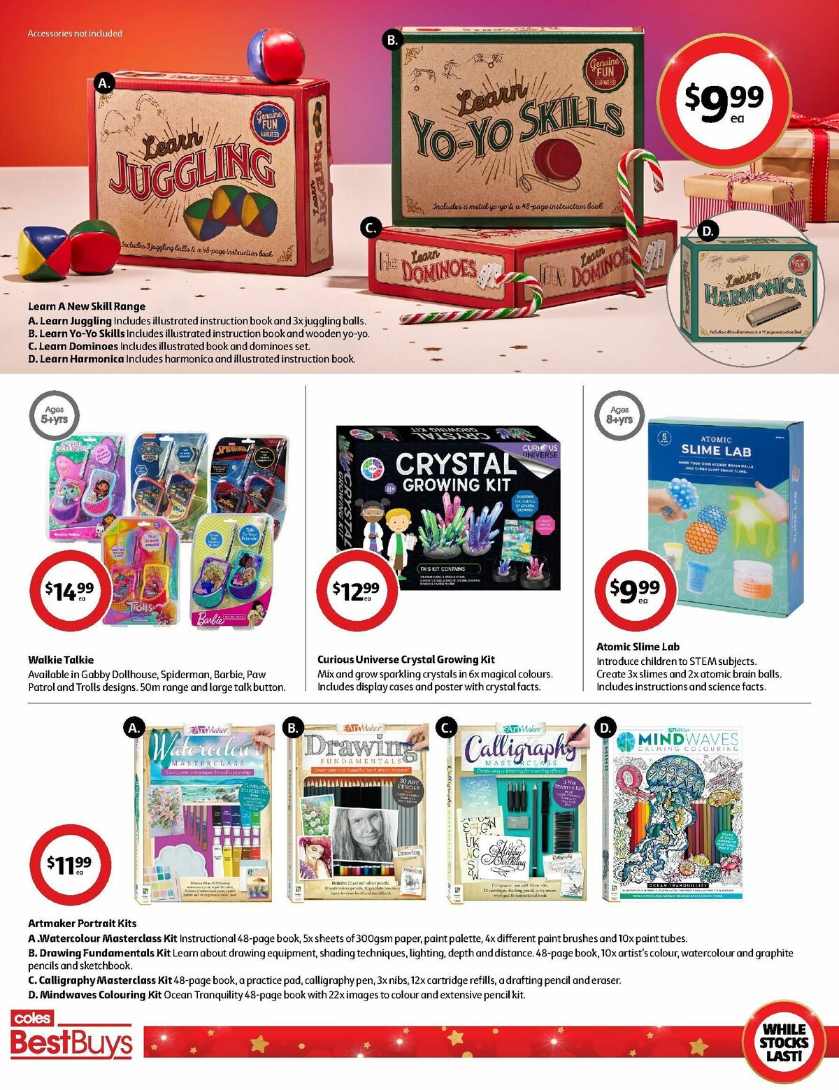 Coles Best Buys - Kris Kringle Gifts Catalogues from 8 December