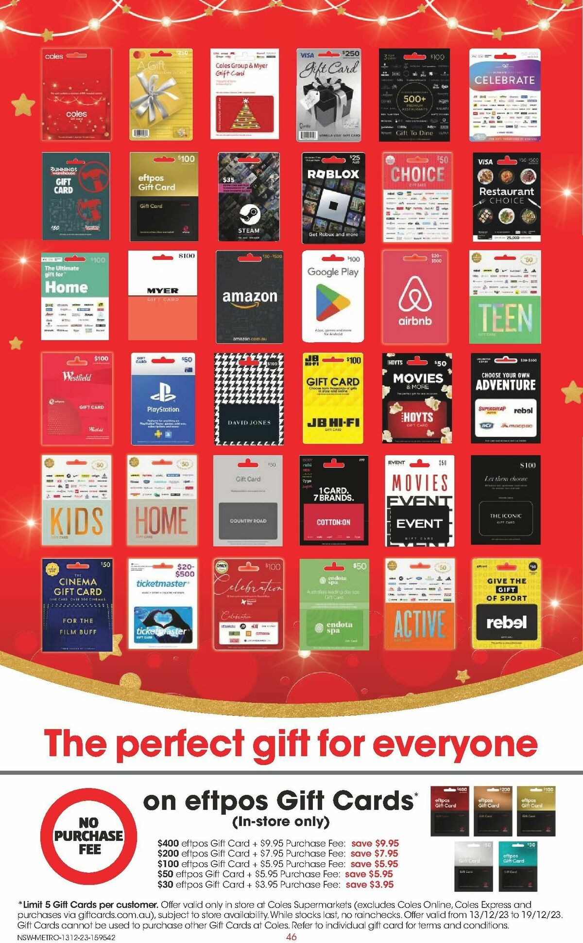 Coles Catalogues from 13 December