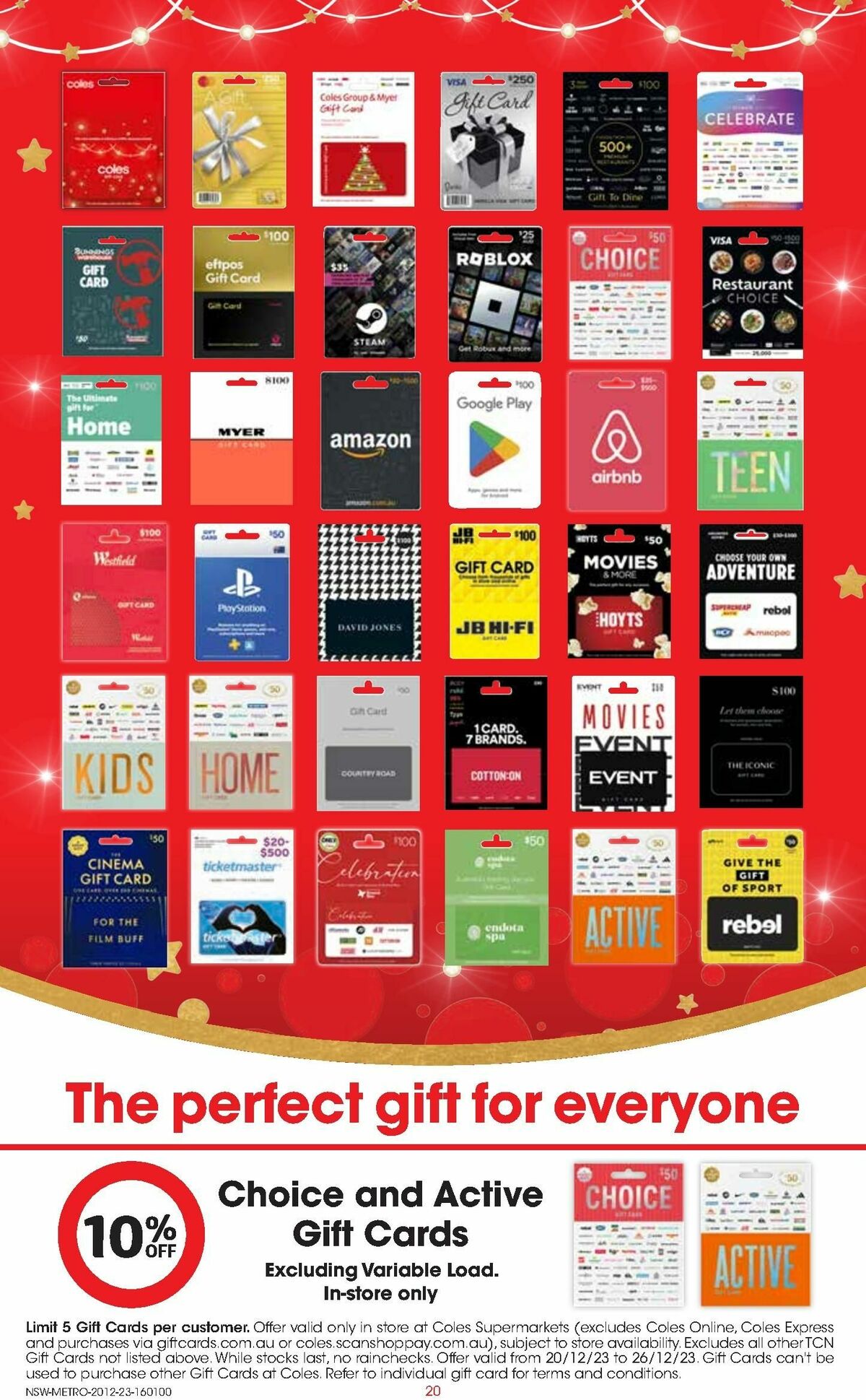 Coles Catalogues from 20 December