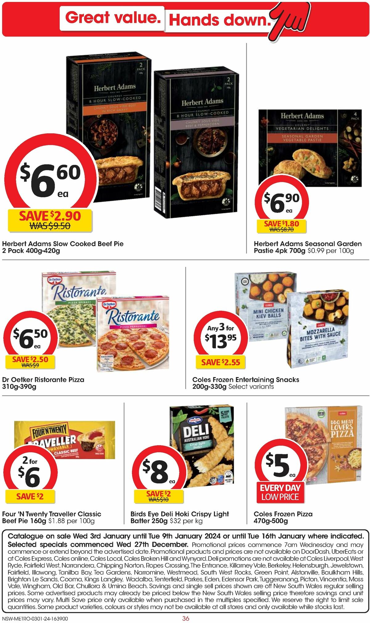 Coles Catalogues from 3 January