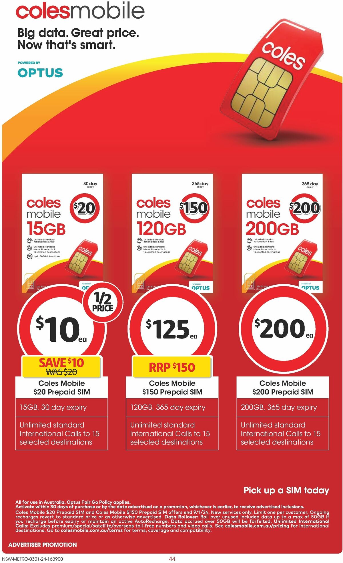 Coles Catalogues from 3 January