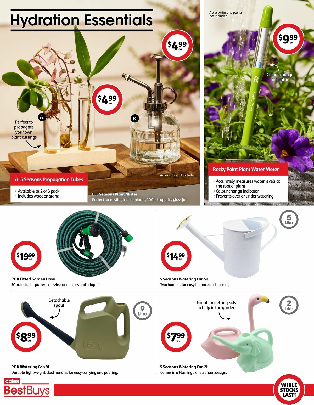 Coles Best Buys - Summer Garden Catalogues from 12 January