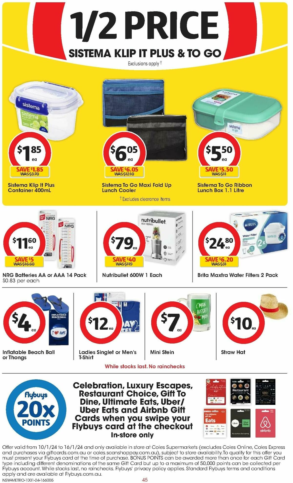 Coles Catalogues from 10 January