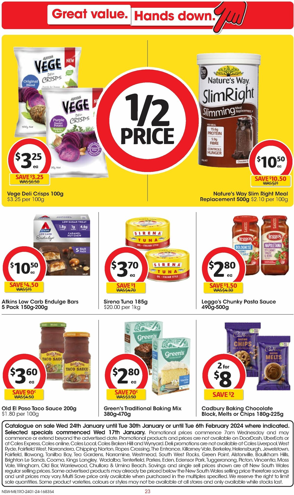 Coles Catalogues from 24 January