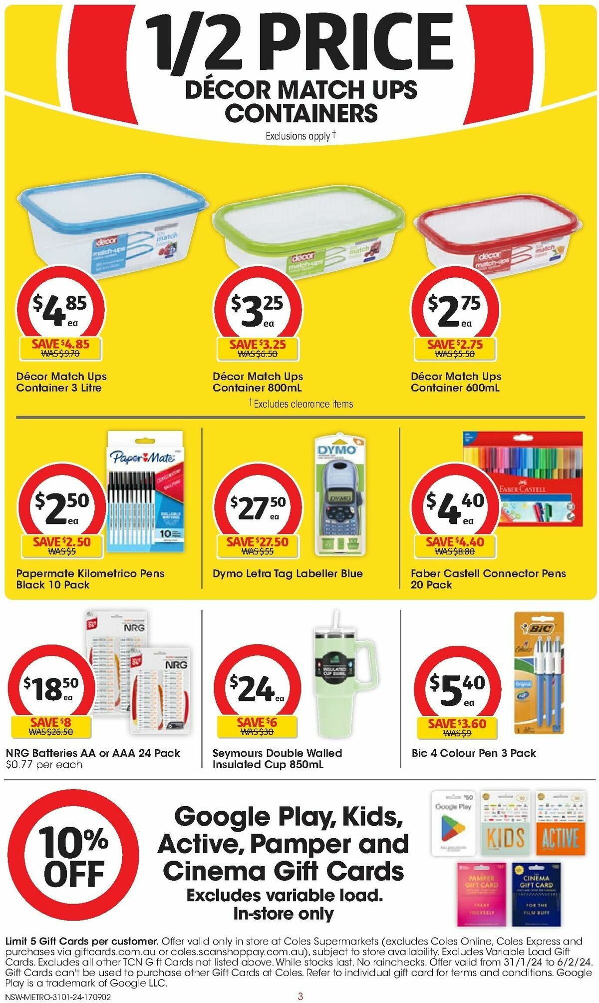 Coles Catalogues from 31 January