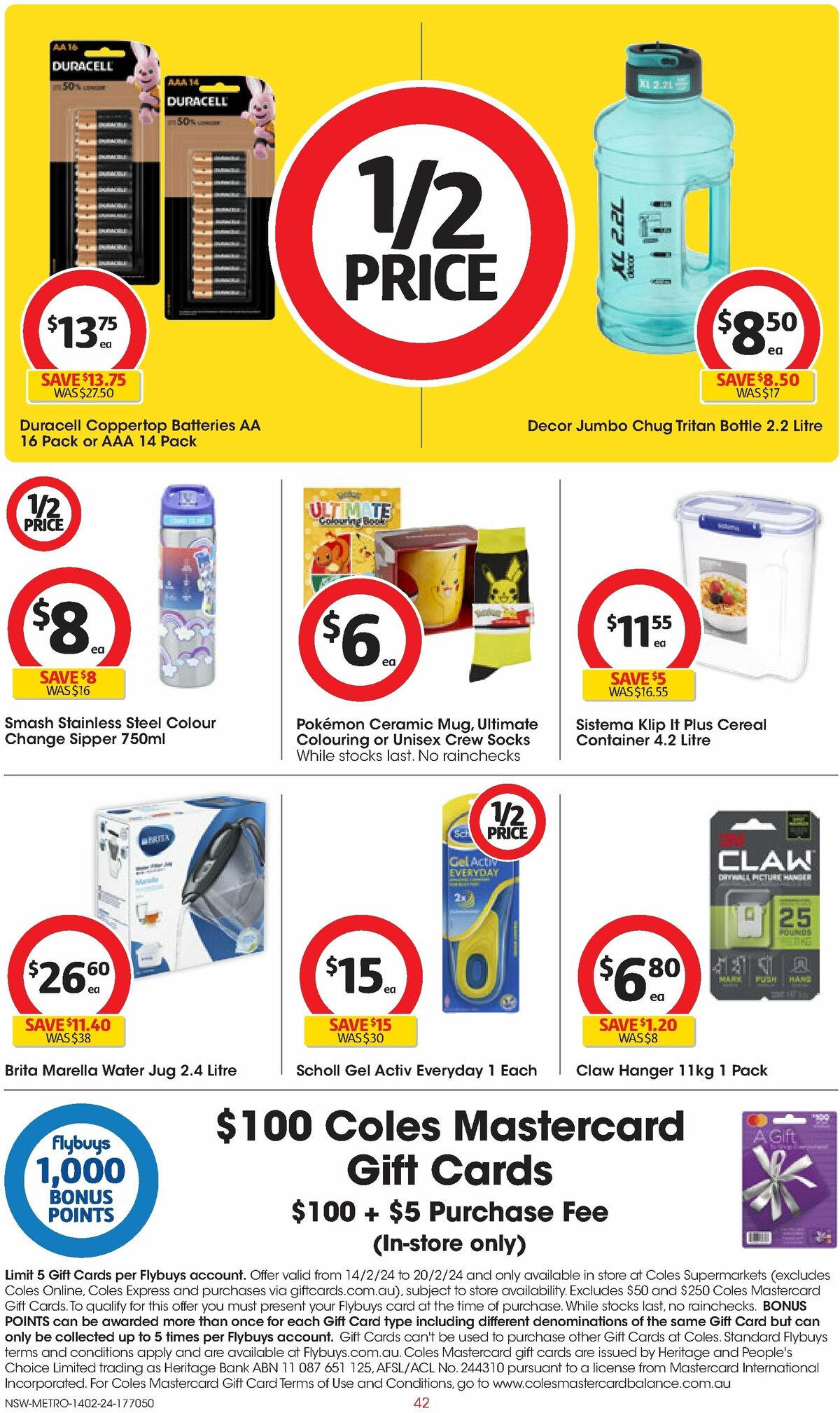 Coles Catalogues from 14 February