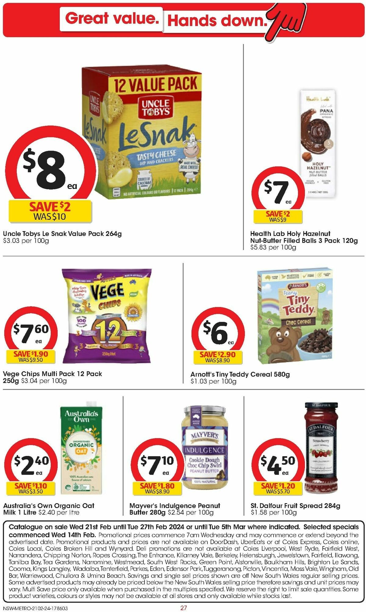 Coles Catalogues from 21 February