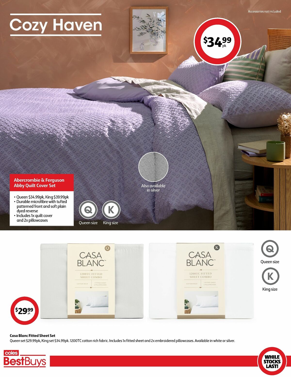 Coles Best Buys - Bed, Bath & Bliss Catalogues from 1 March