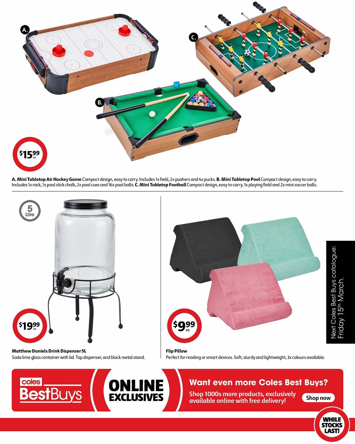 Coles Best Buys - Tech Playground Catalogues from 8 March