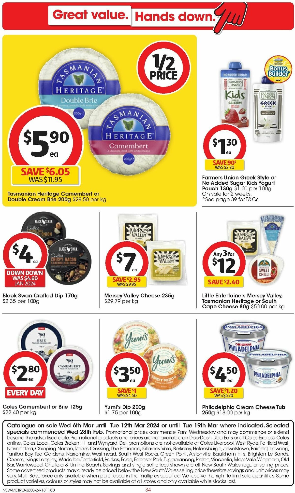 Coles Catalogues from 6 March