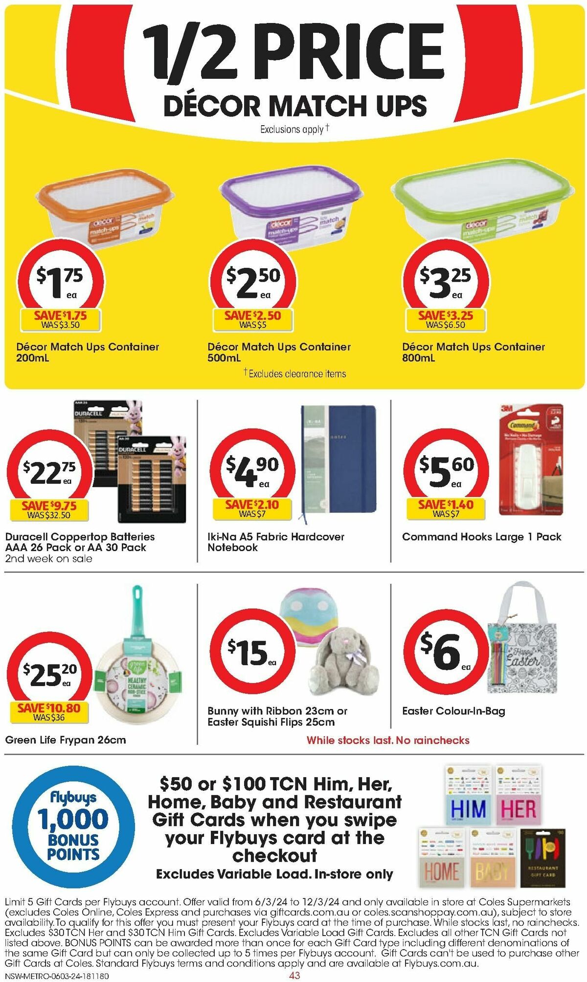 Coles Catalogues from 6 March