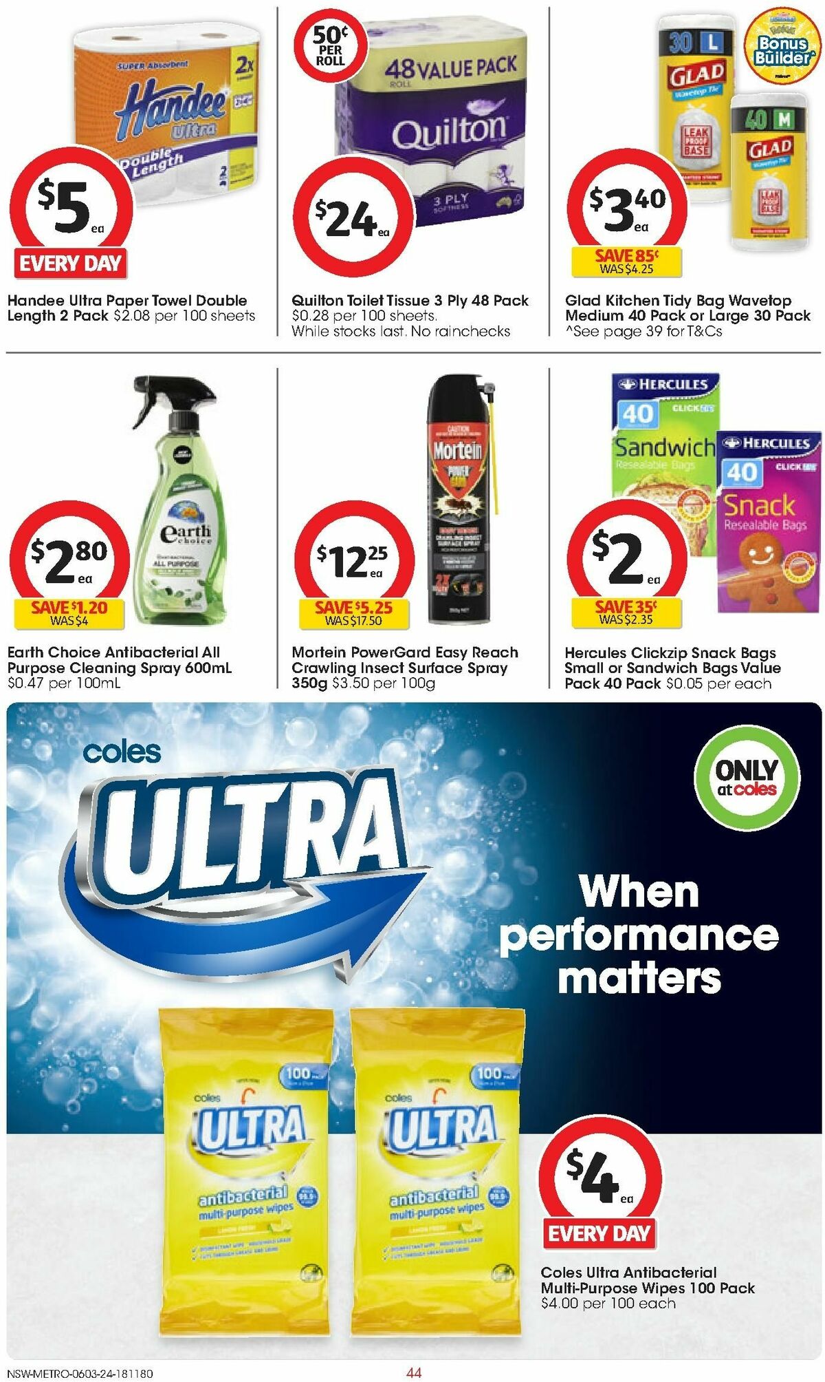 Coles Catalogues from 6 March