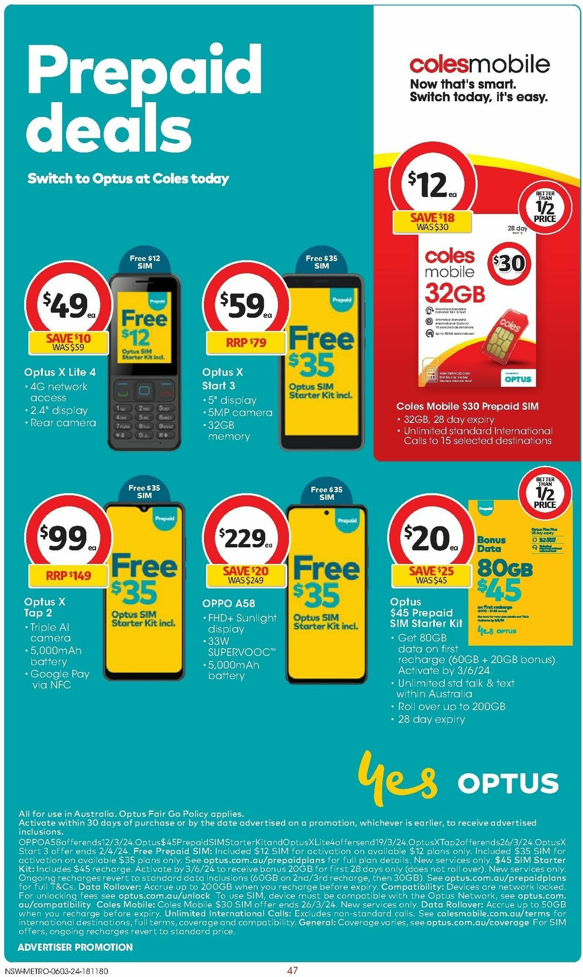 Coles Catalogues from 6 March