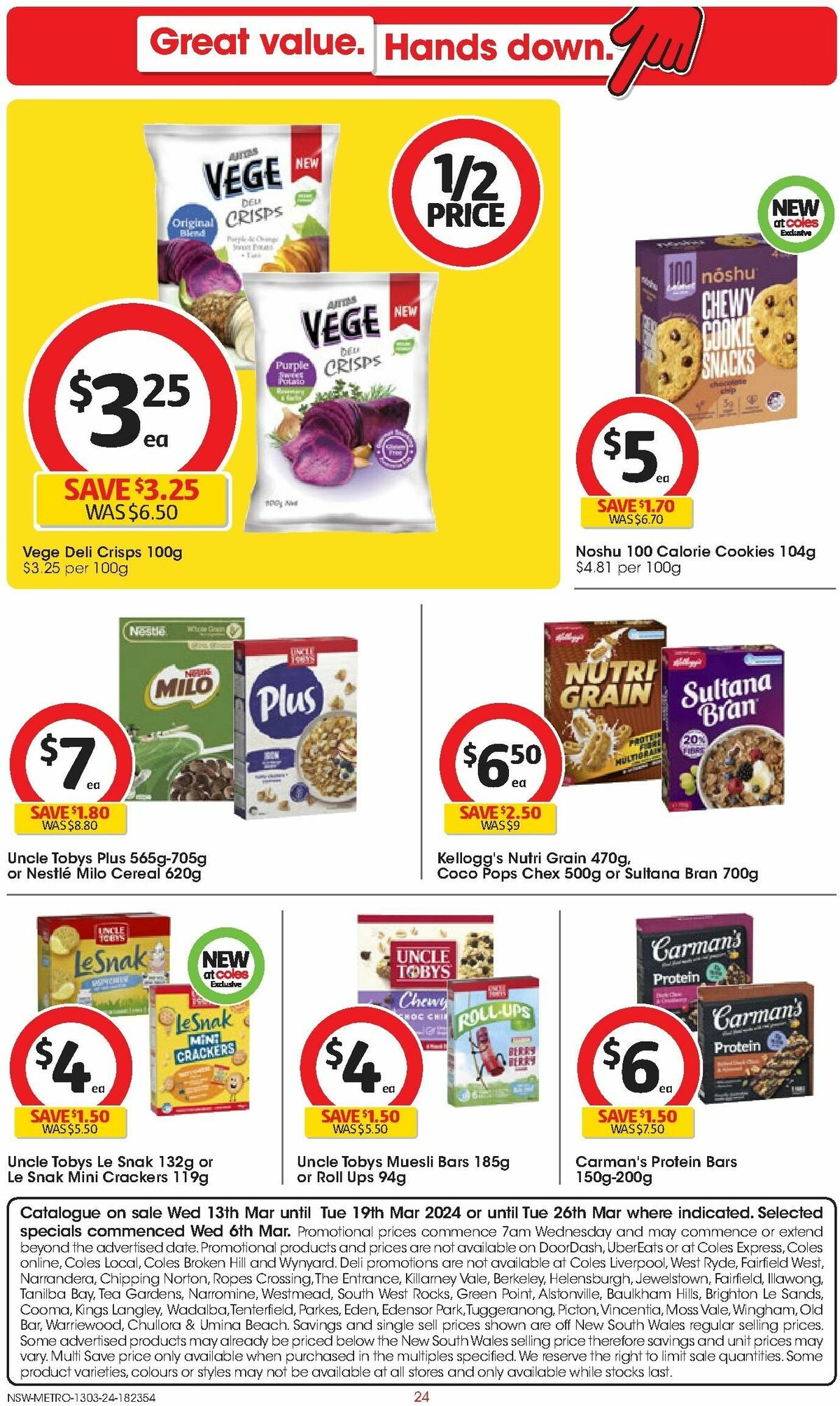 Coles Catalogues from 13 March