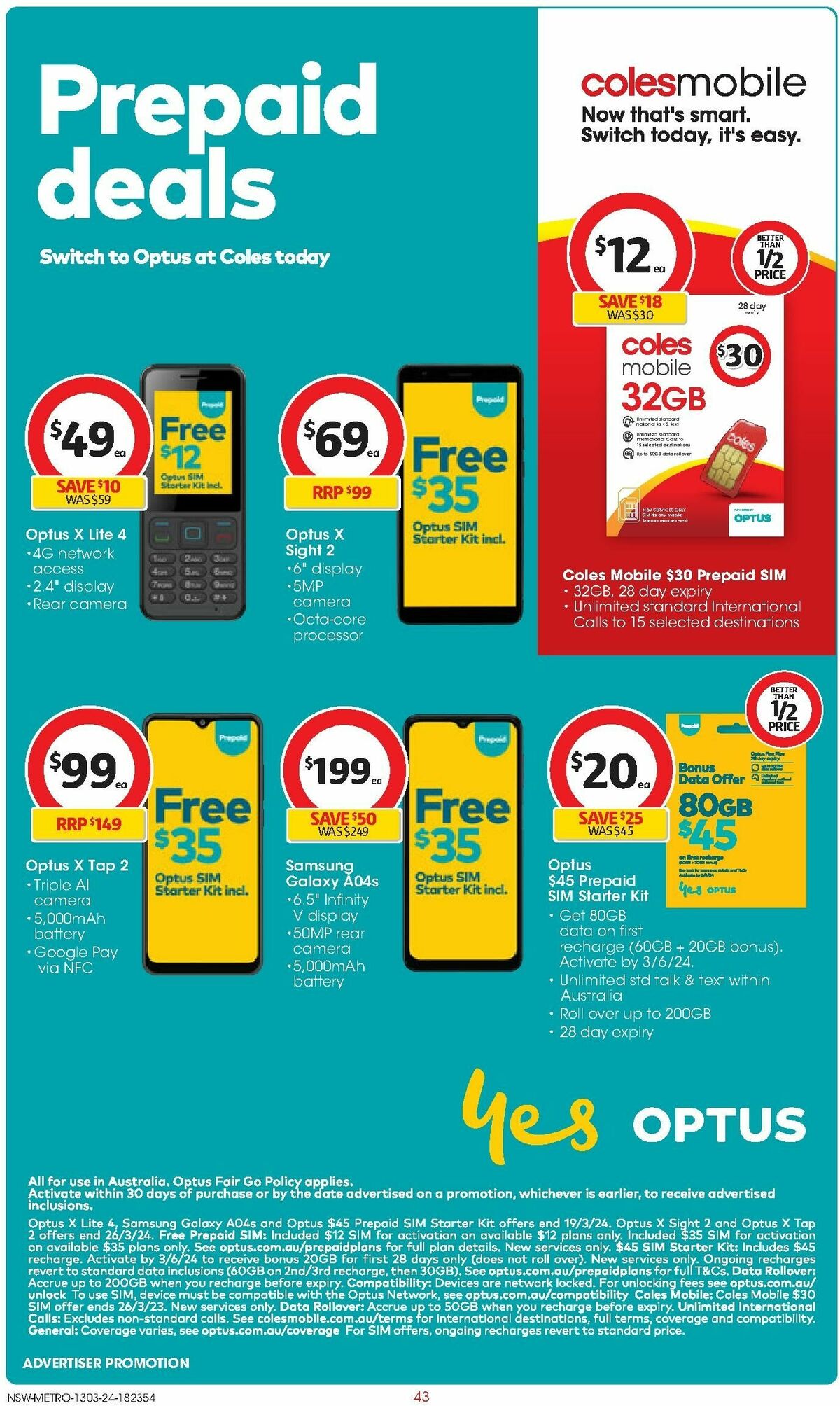 Coles Catalogues from 13 March