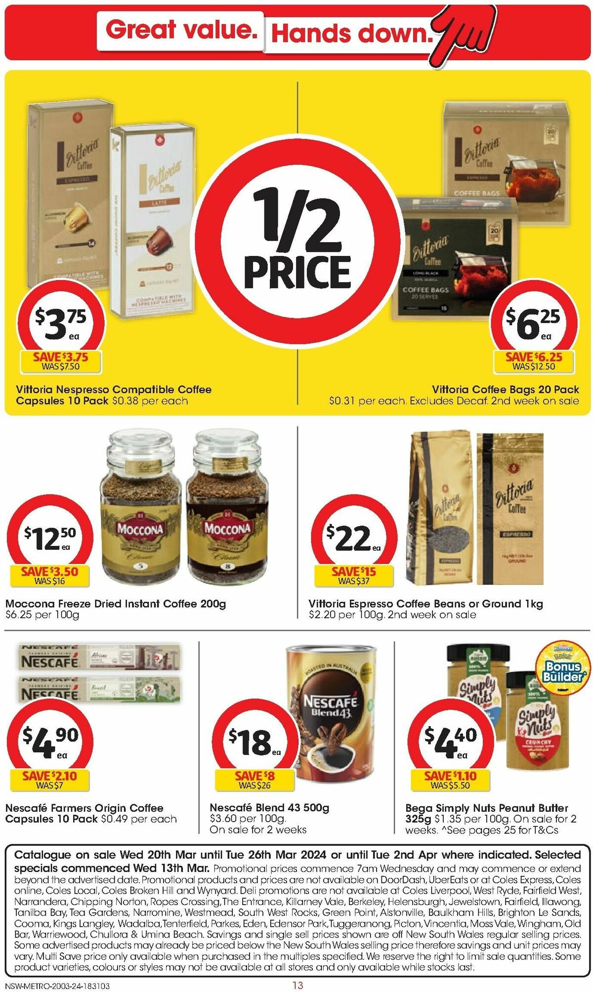 Coles Catalogues from 20 March