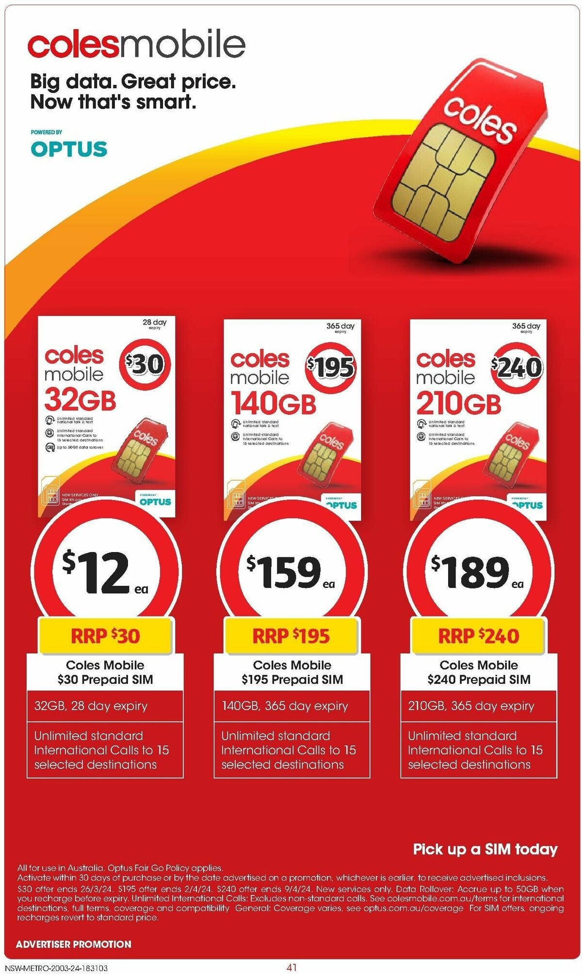 Coles Catalogues from 20 March