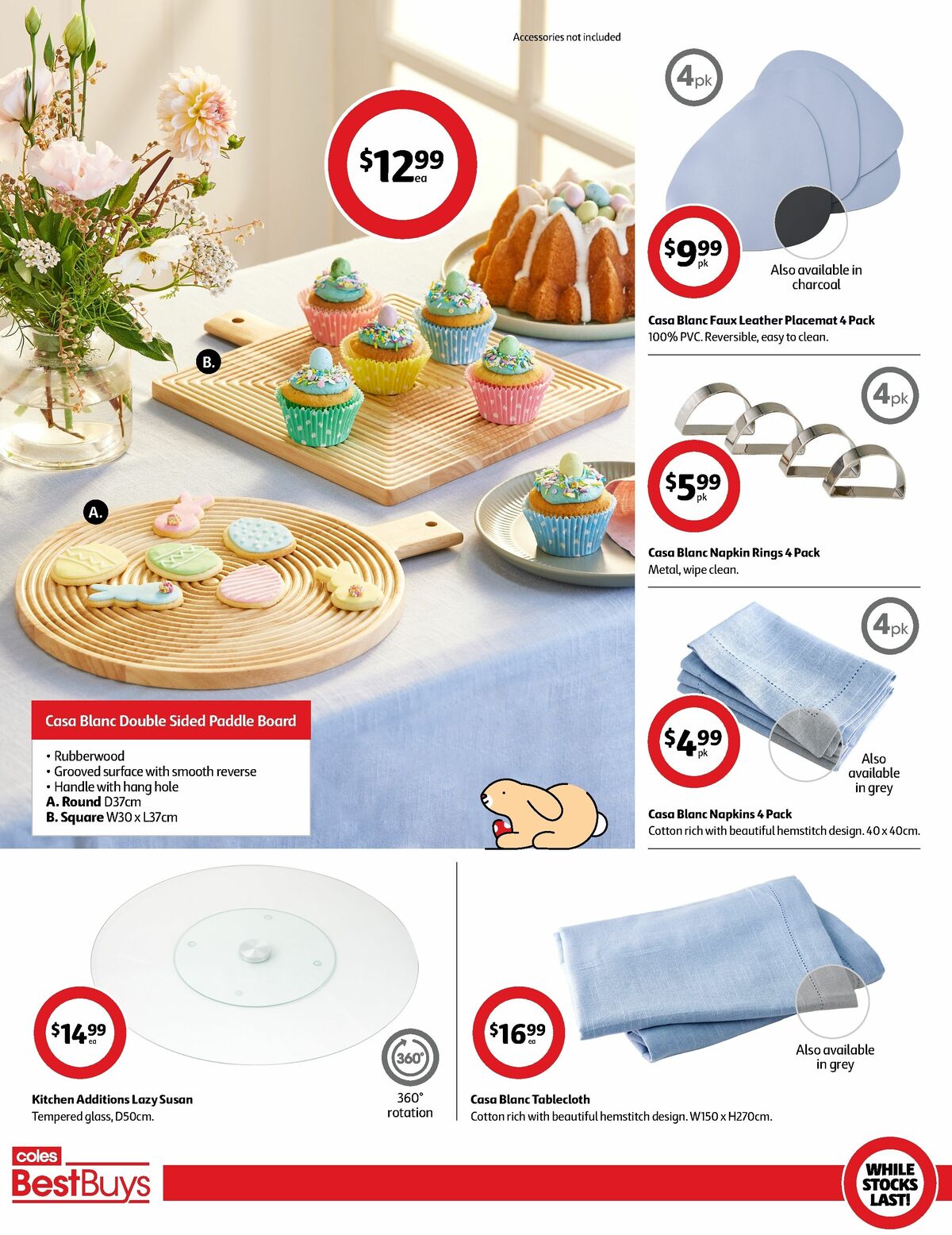 Coles Best Buys - Easter Entertaining Catalogues from 29 March