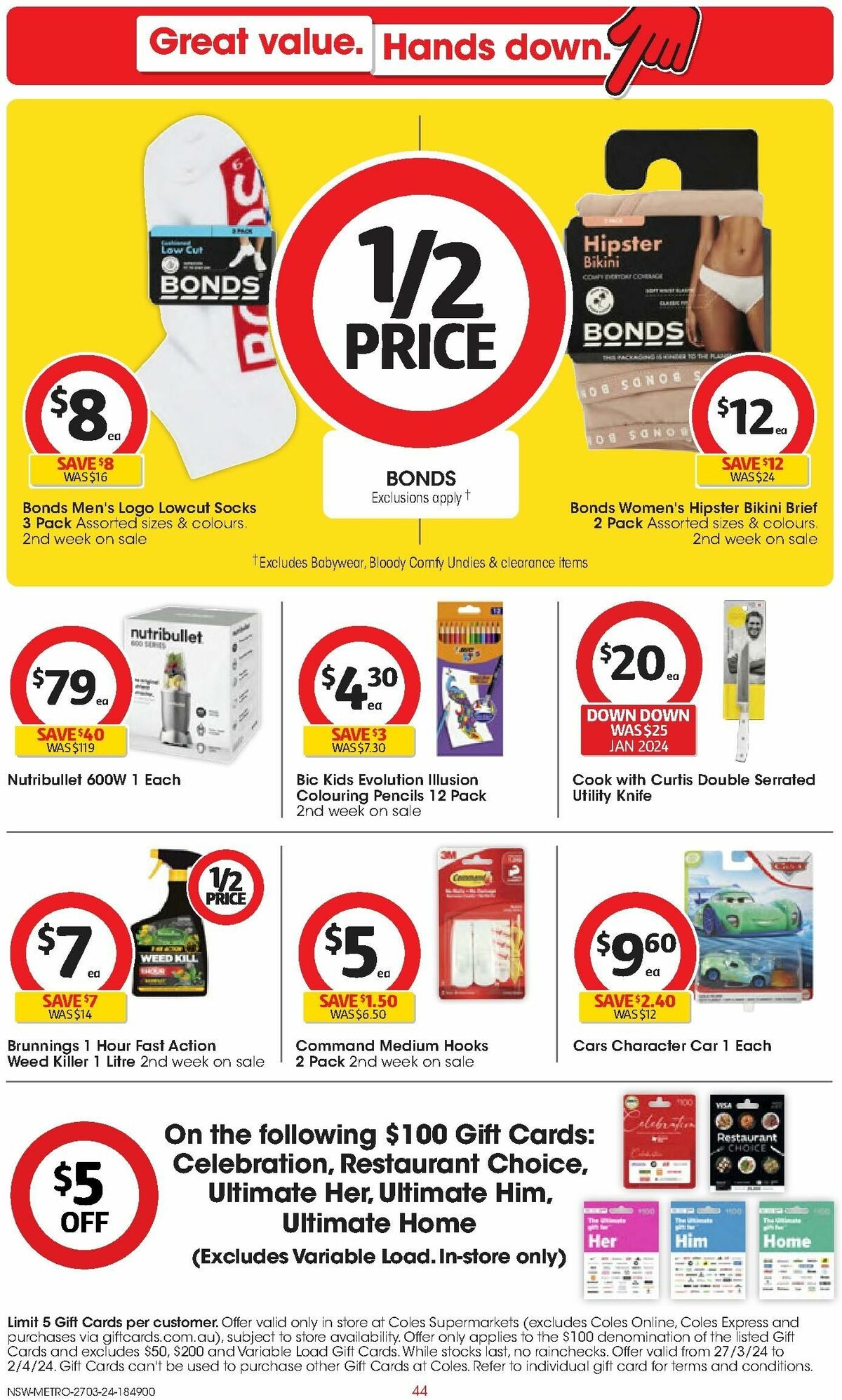 Coles Catalogues from 27 March