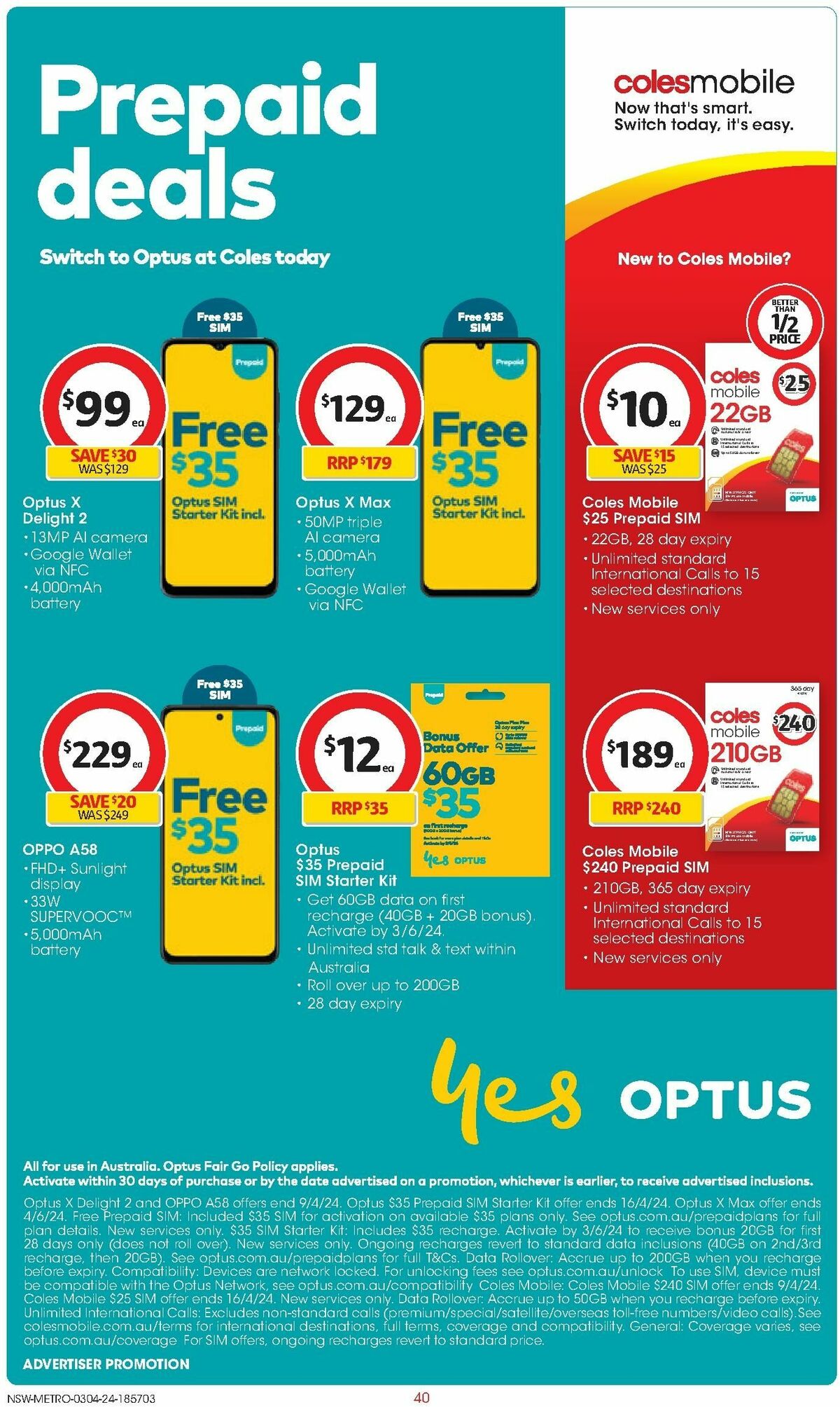 Coles Catalogues from 3 April