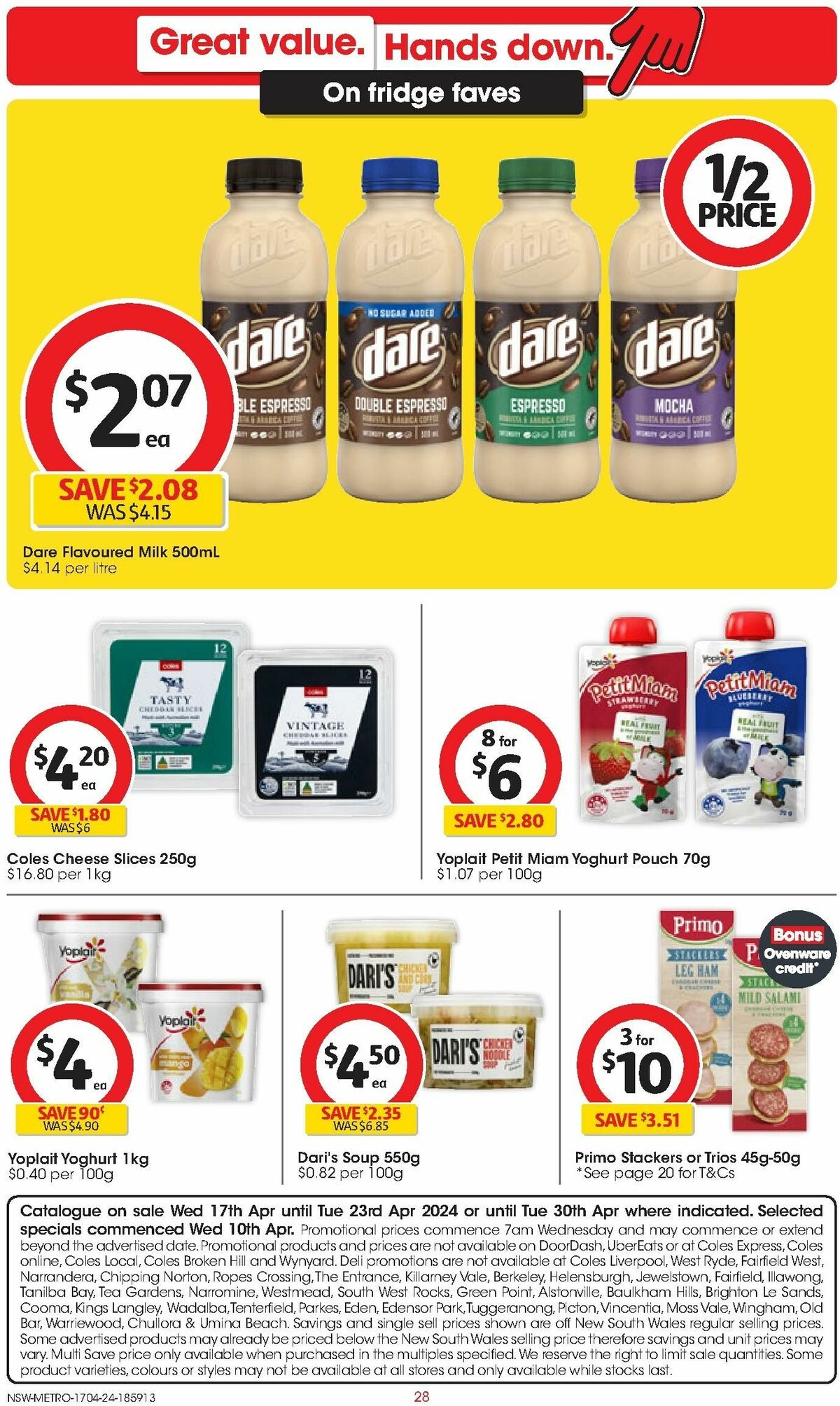 Coles Catalogues from 17 April