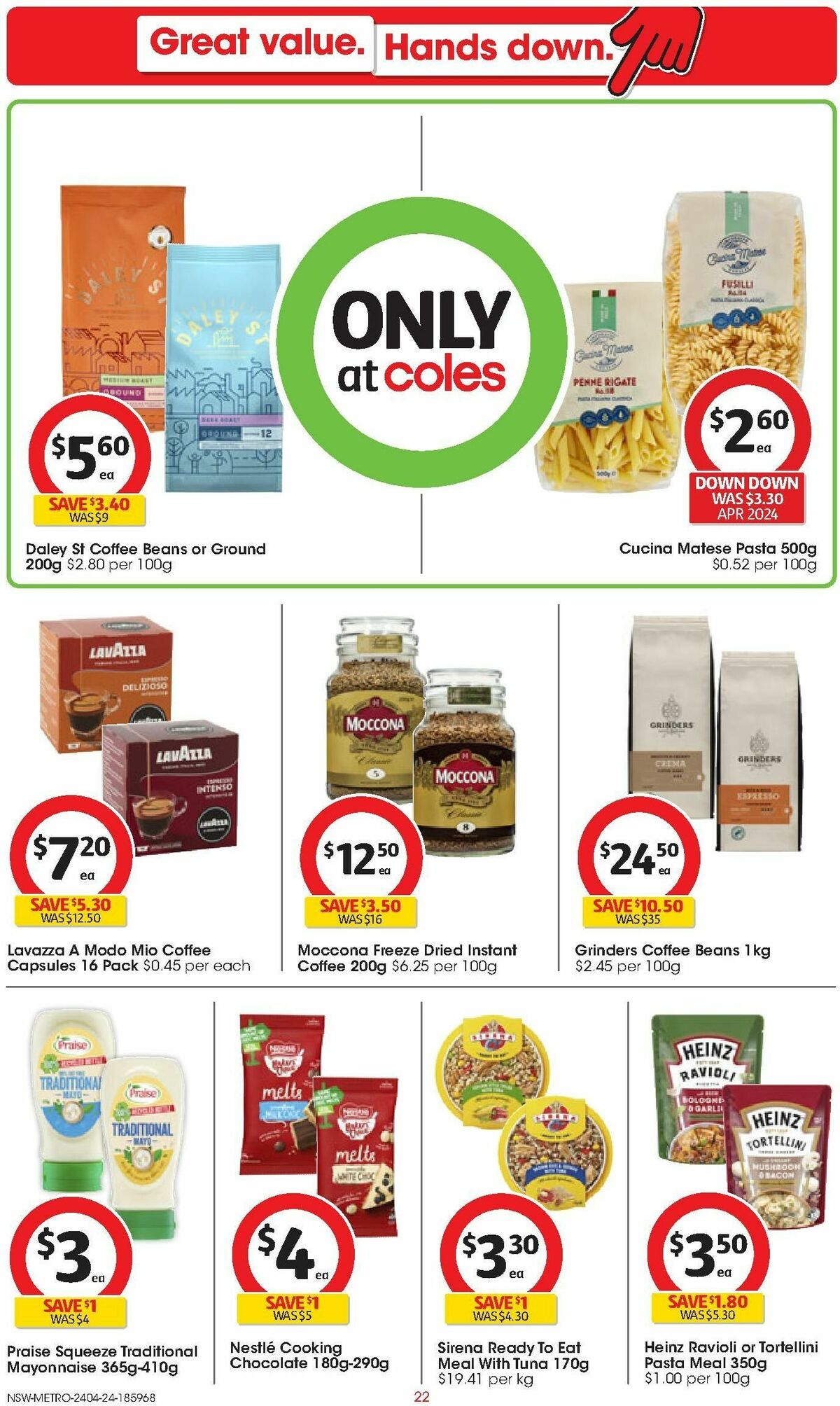 Coles Catalogues from 24 April