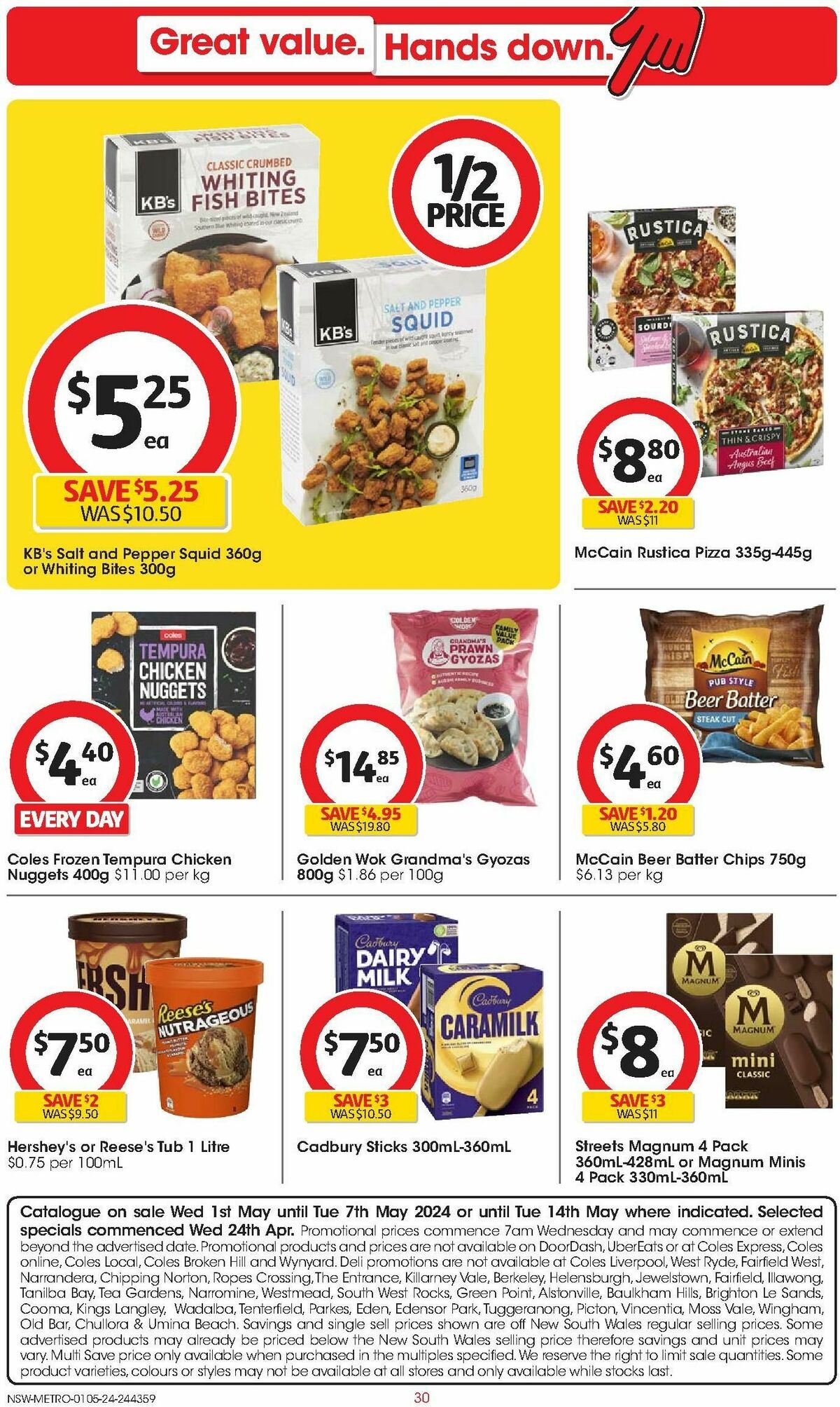 Coles Catalogues from 1 May