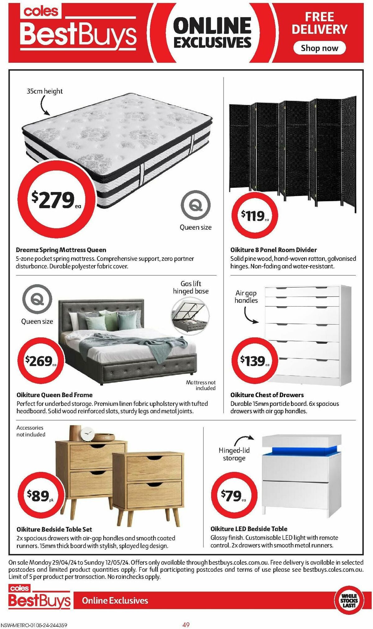 Coles Catalogues from 1 May