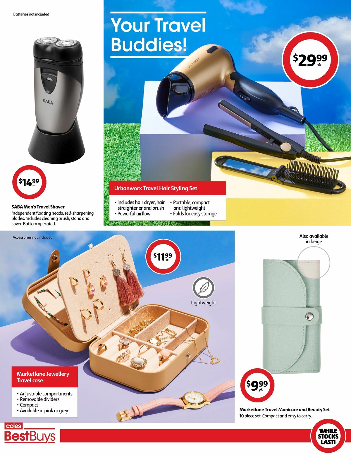 Coles Best Buys - Travel Ready Catalogues from 24 May