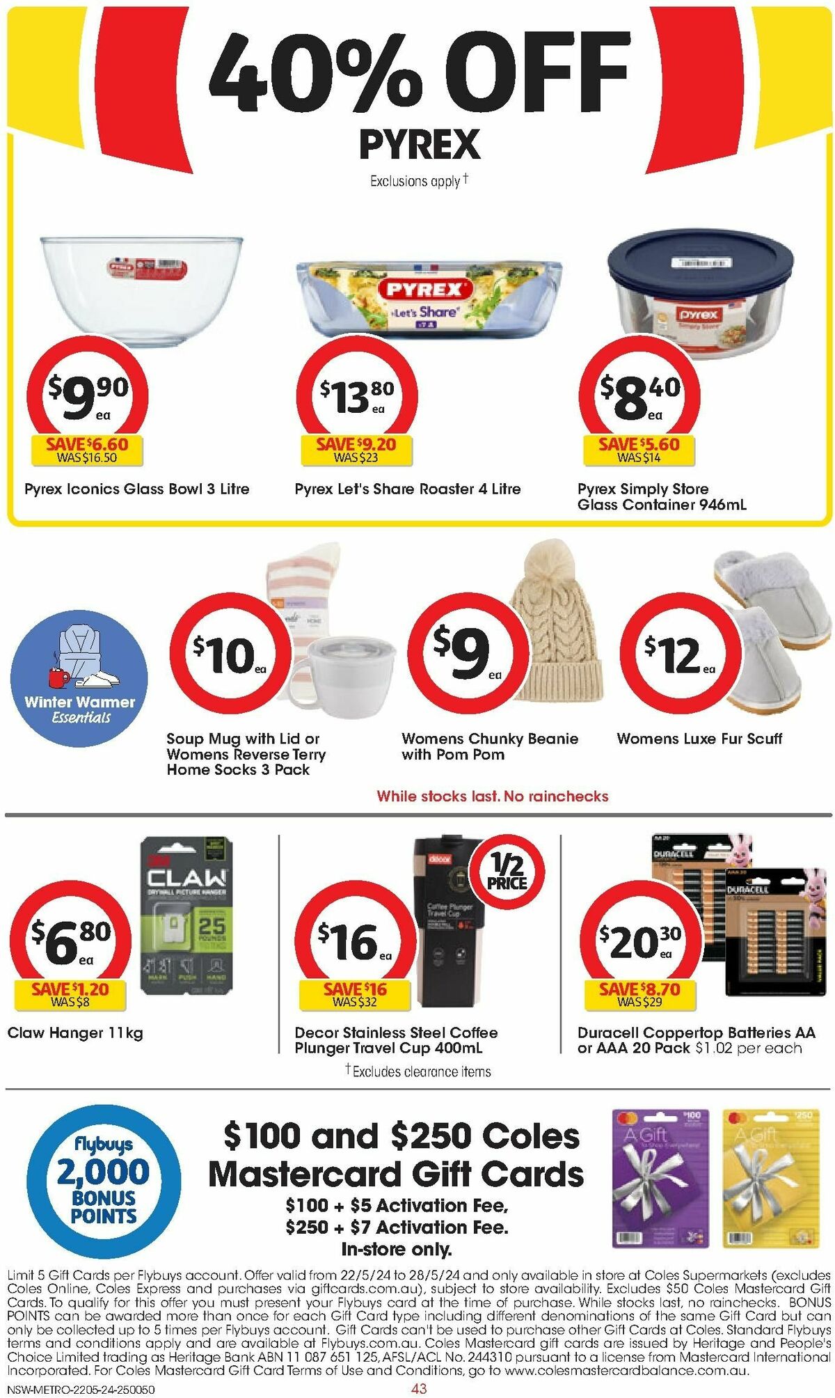 Coles Catalogues from 22 May