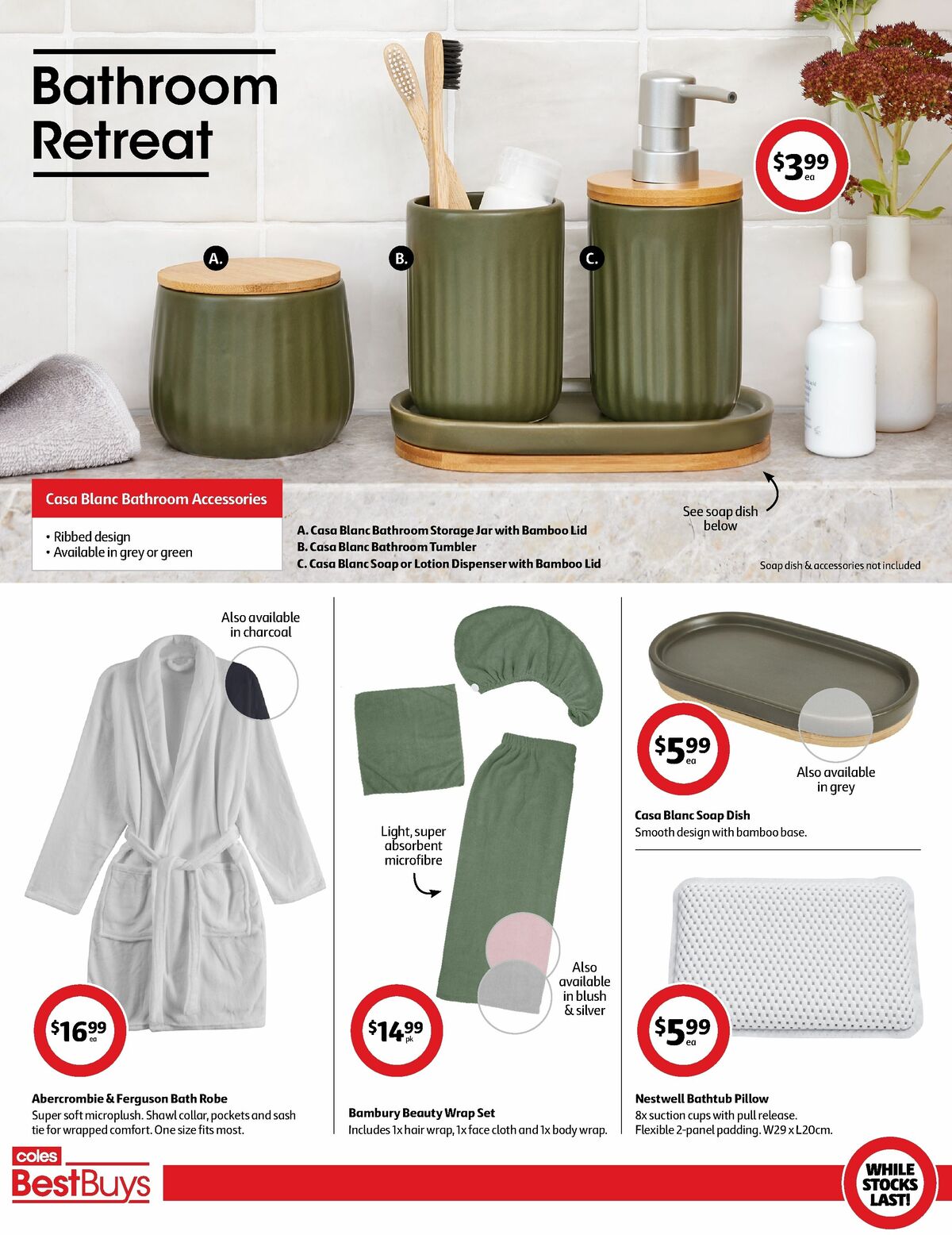 Coles Best Buys - Bathroom Luxe Catalogues from 31 May