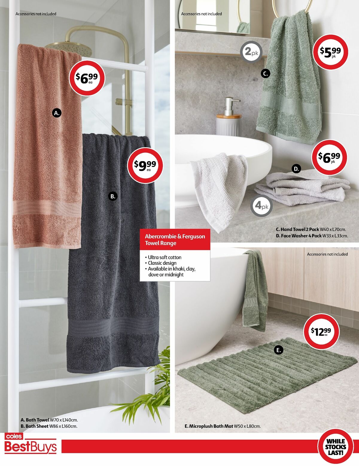 Coles Best Buys - Bathroom Luxe Catalogues from 31 May