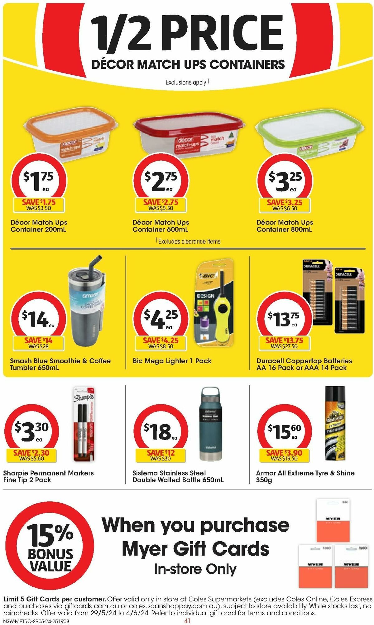 Coles Catalogues from 29 May