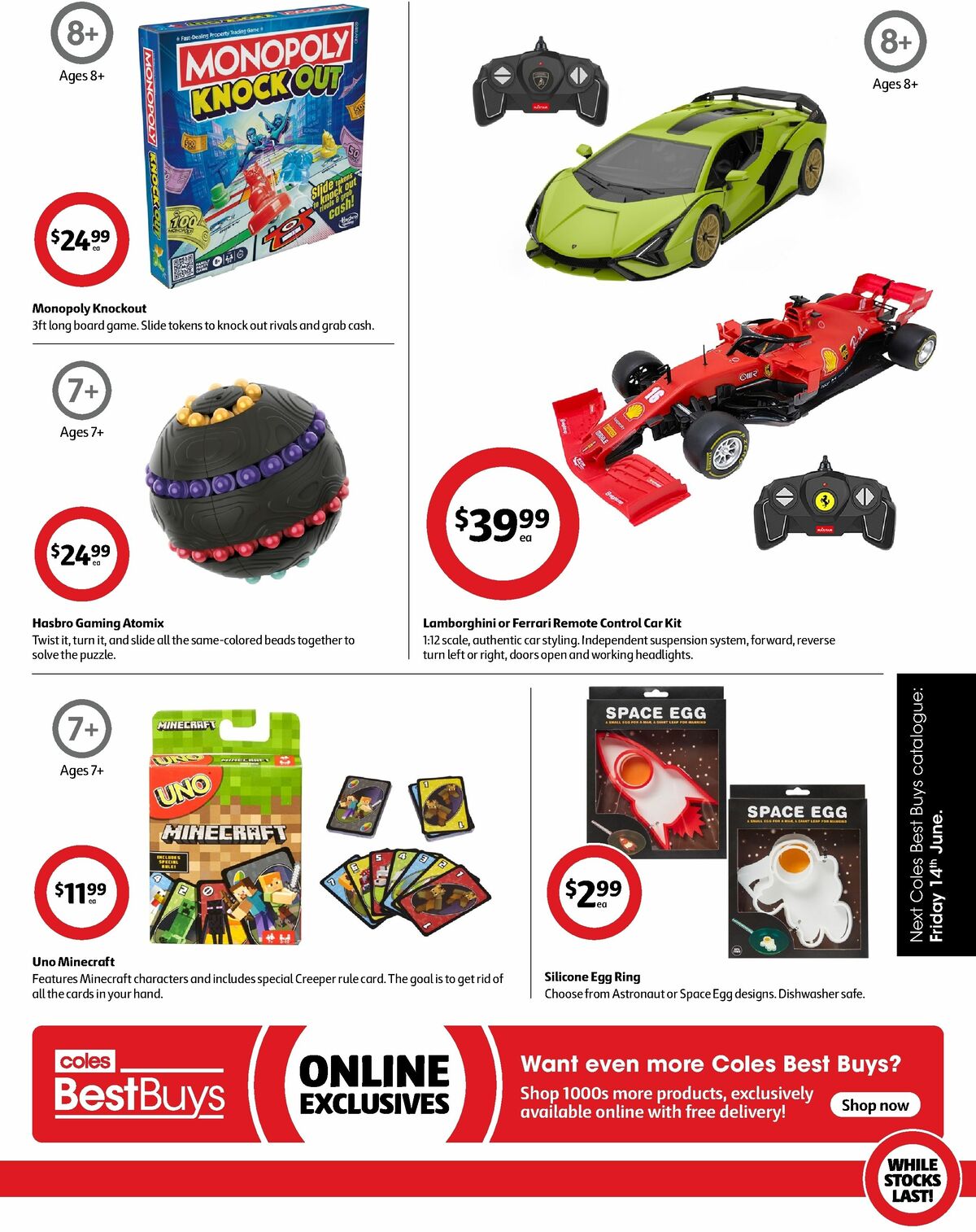 Coles Best Buys - Playtime Fun Catalogues from 7 June